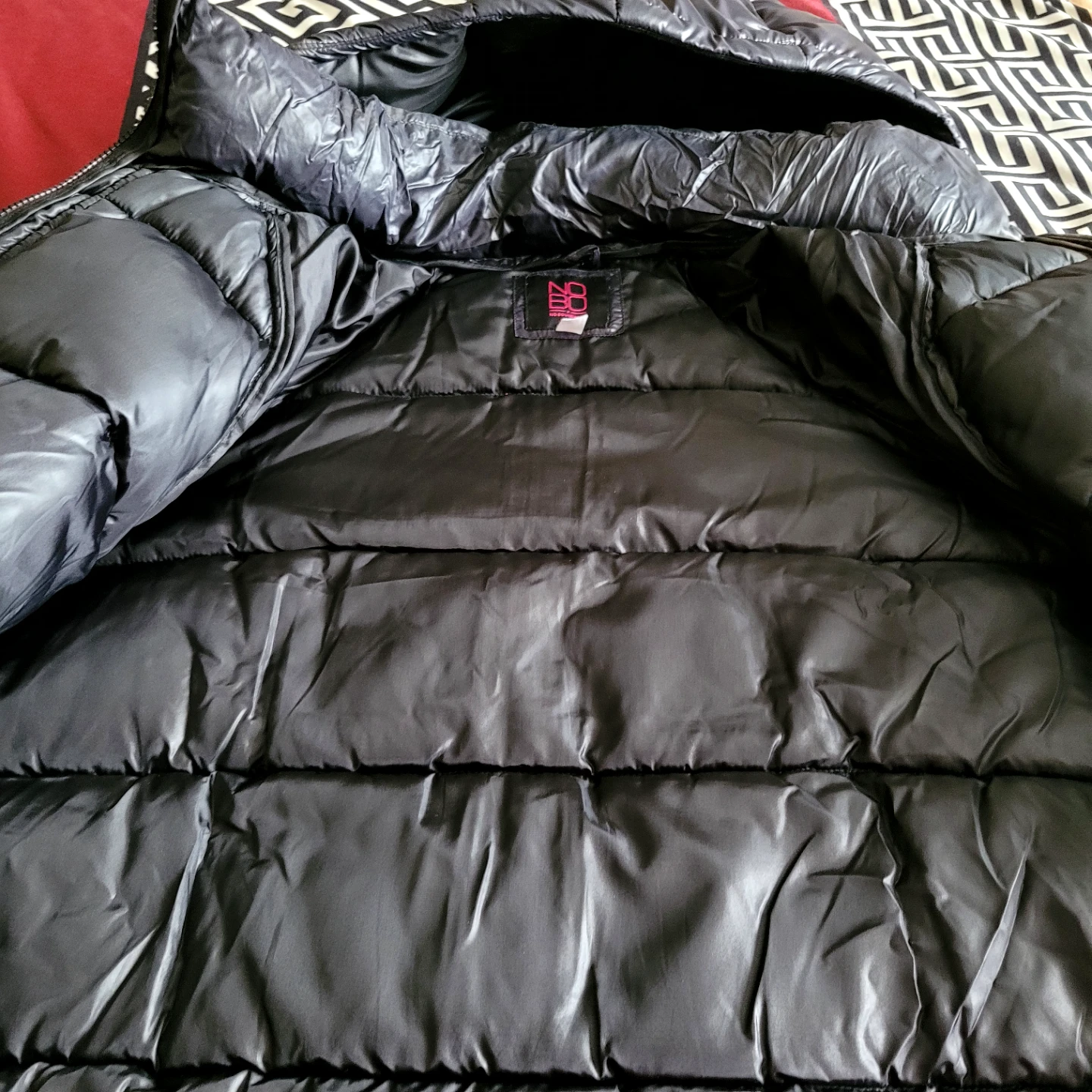 No Boundaries Black Puffer Jacket - photo 3