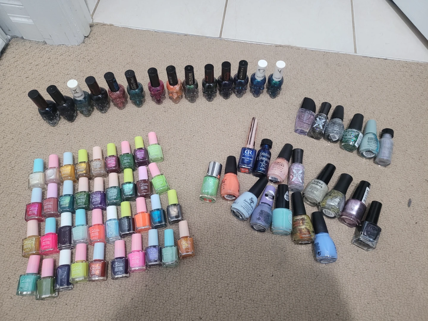 Assorted Nail Polishes Collection