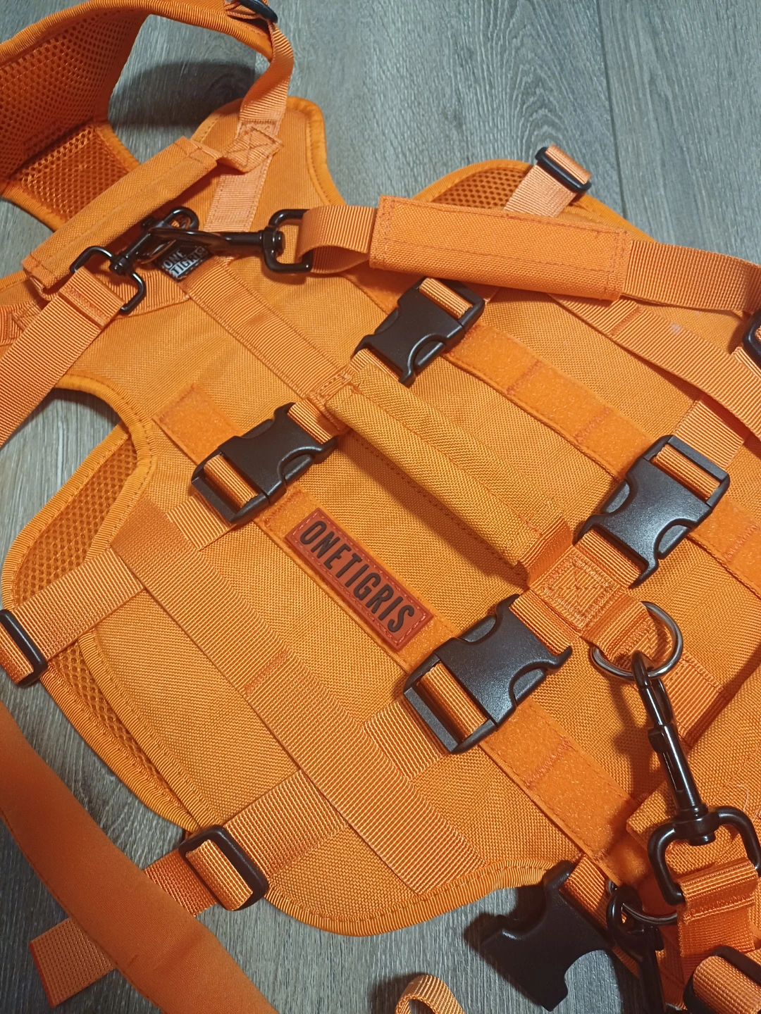 OneTigris Orange Tactical Dog Harness- Brand New - photo 4