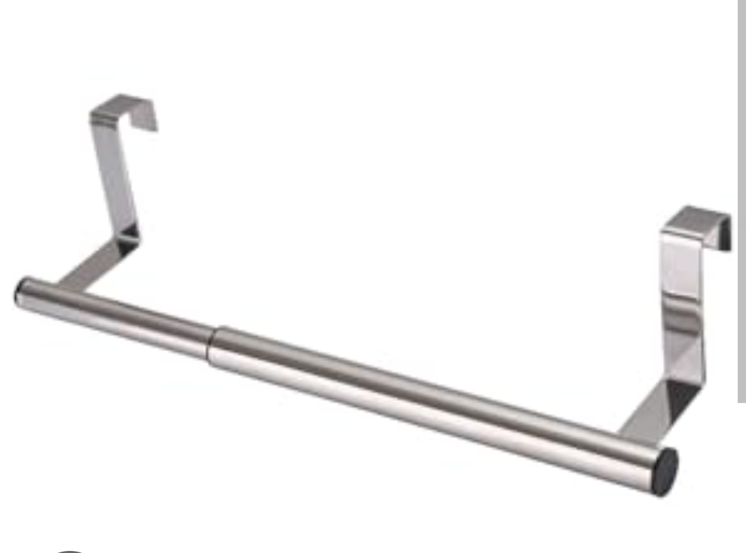 Extendable Over Cabinet Towel Bar - New
