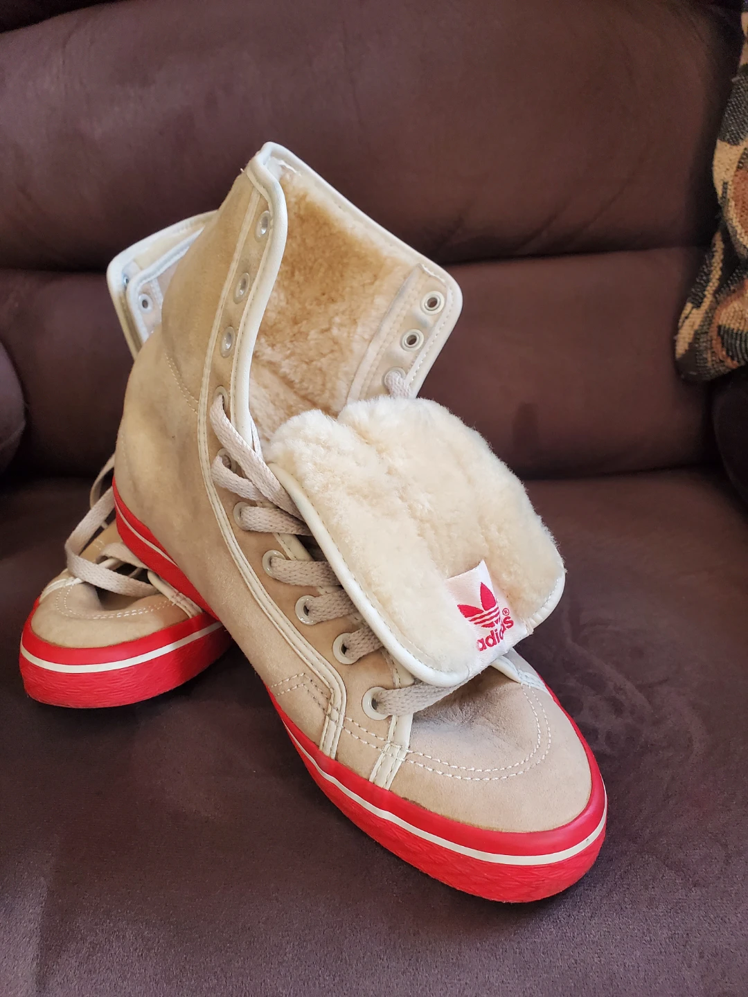 Adidas High Top Sneakers - US Size 7 - photo 2