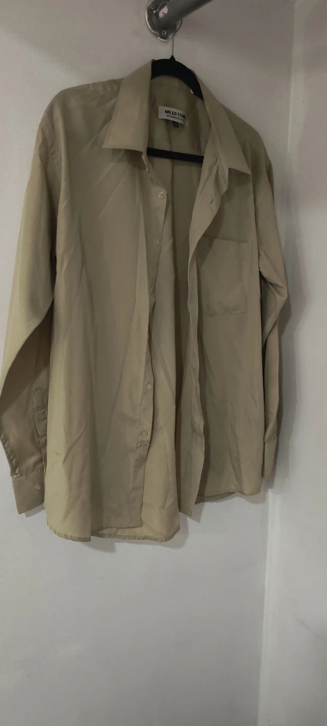 MILESTONE Men's Button-Up Shirt - Khaki - photo 2