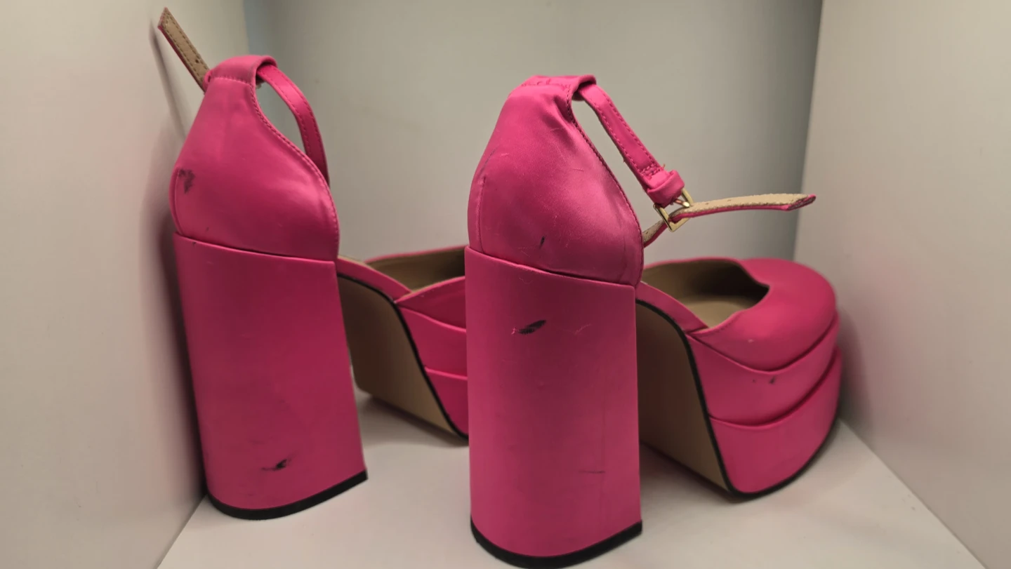 Steve Madden Hot Pink Platform Heels - photo 4