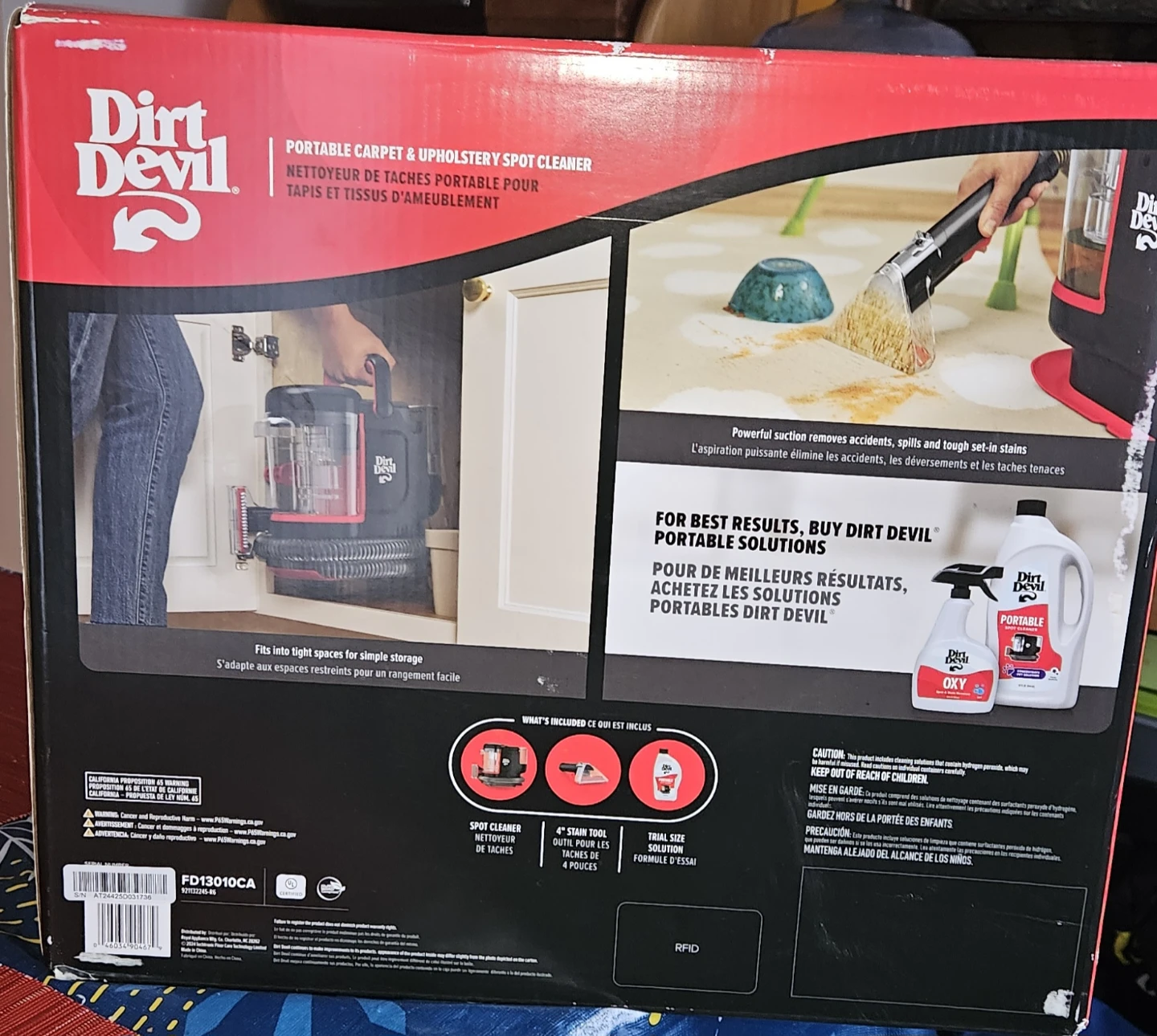 Dirt Devil Portable Carpet & Upholstery Spot Cleaner - photo 3