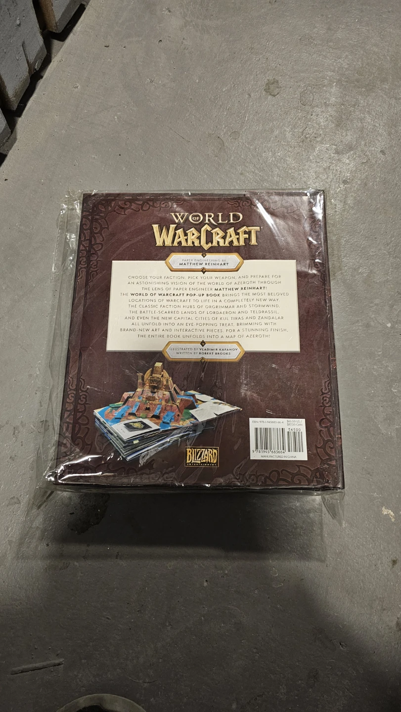 The World of Warcraft Pop-Up Book New Sealed - photo 2