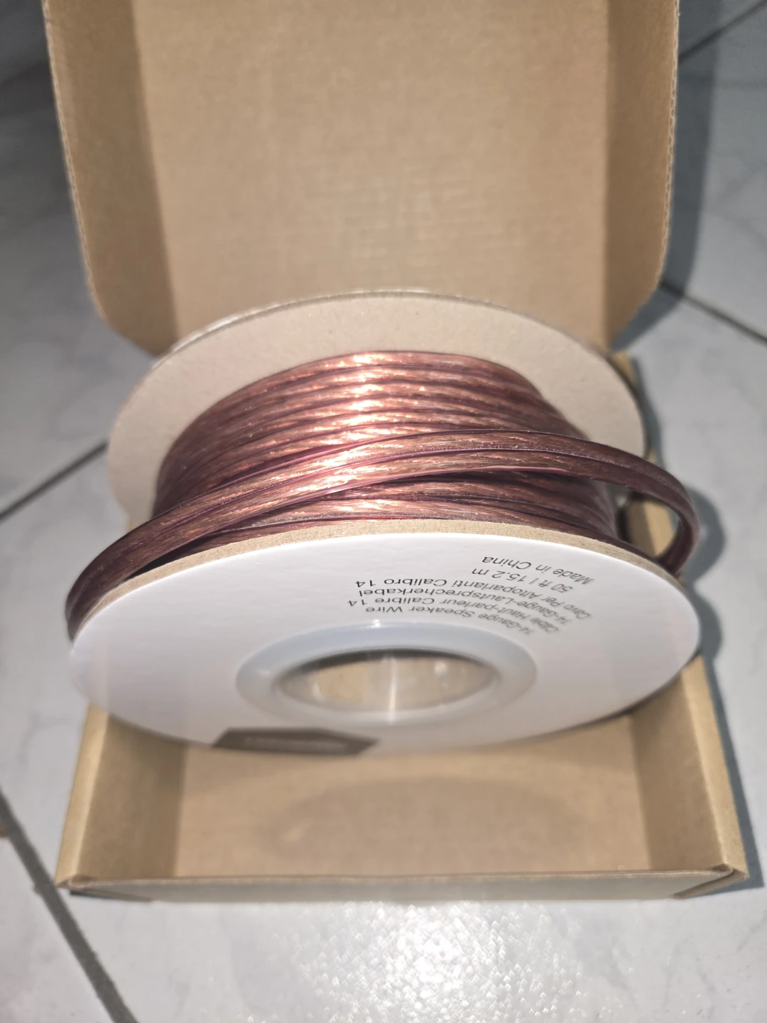 AmazonBasics 14-Gauge Speaker Wire, 50 ft originallly. - photo 2