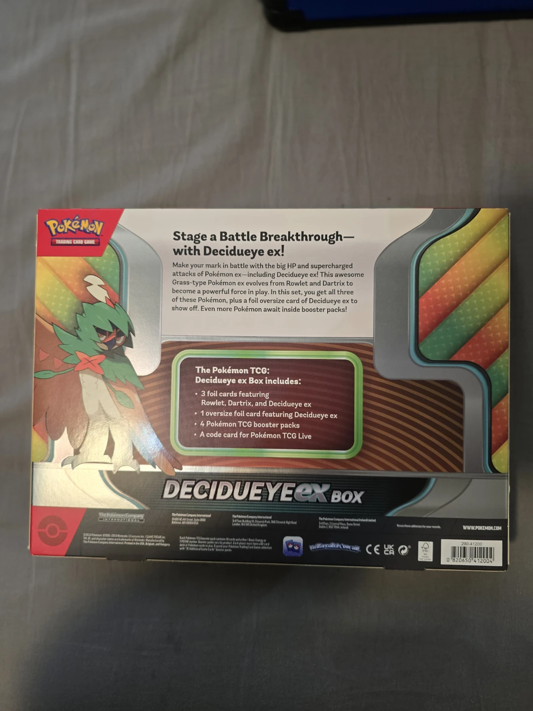 Pokémon Decidueye EX Box- sealed - photo 3