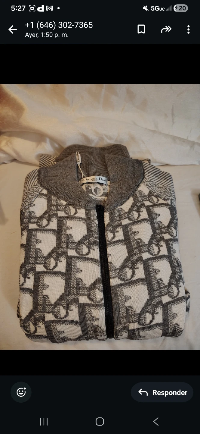Christian Dior Monogram Zip-Up Bomber Jacket - photo 3