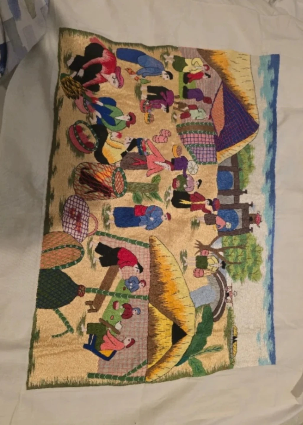 Handmade Embroidered Wall Hanging #thriftypicks - photo 2