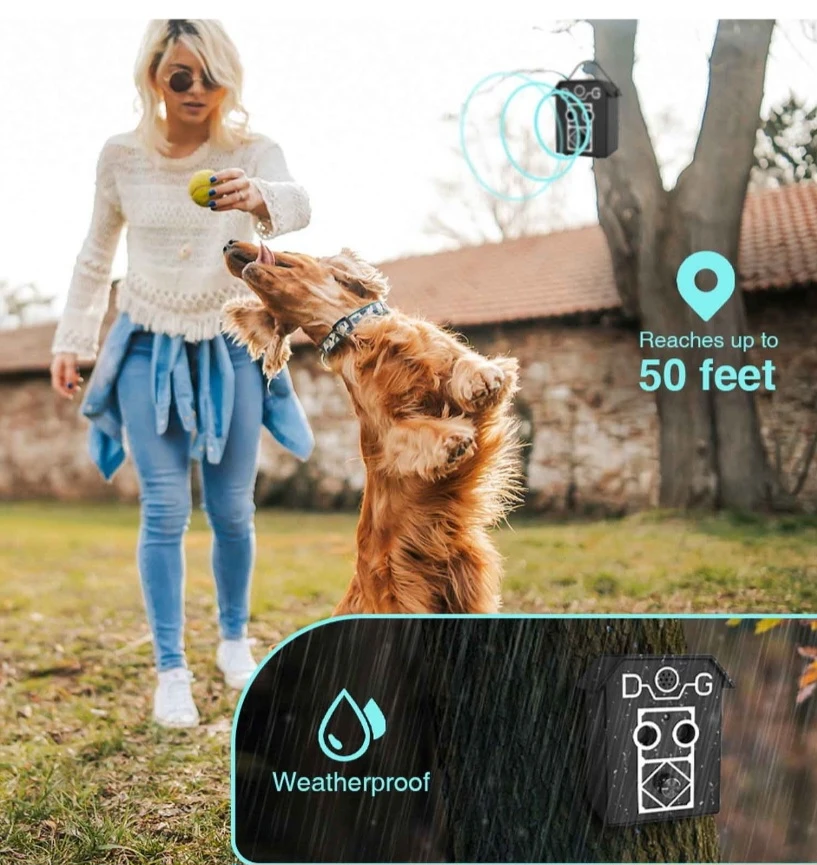 Outdoor Ultrasonic Dog Bark Deterrent - photo 2