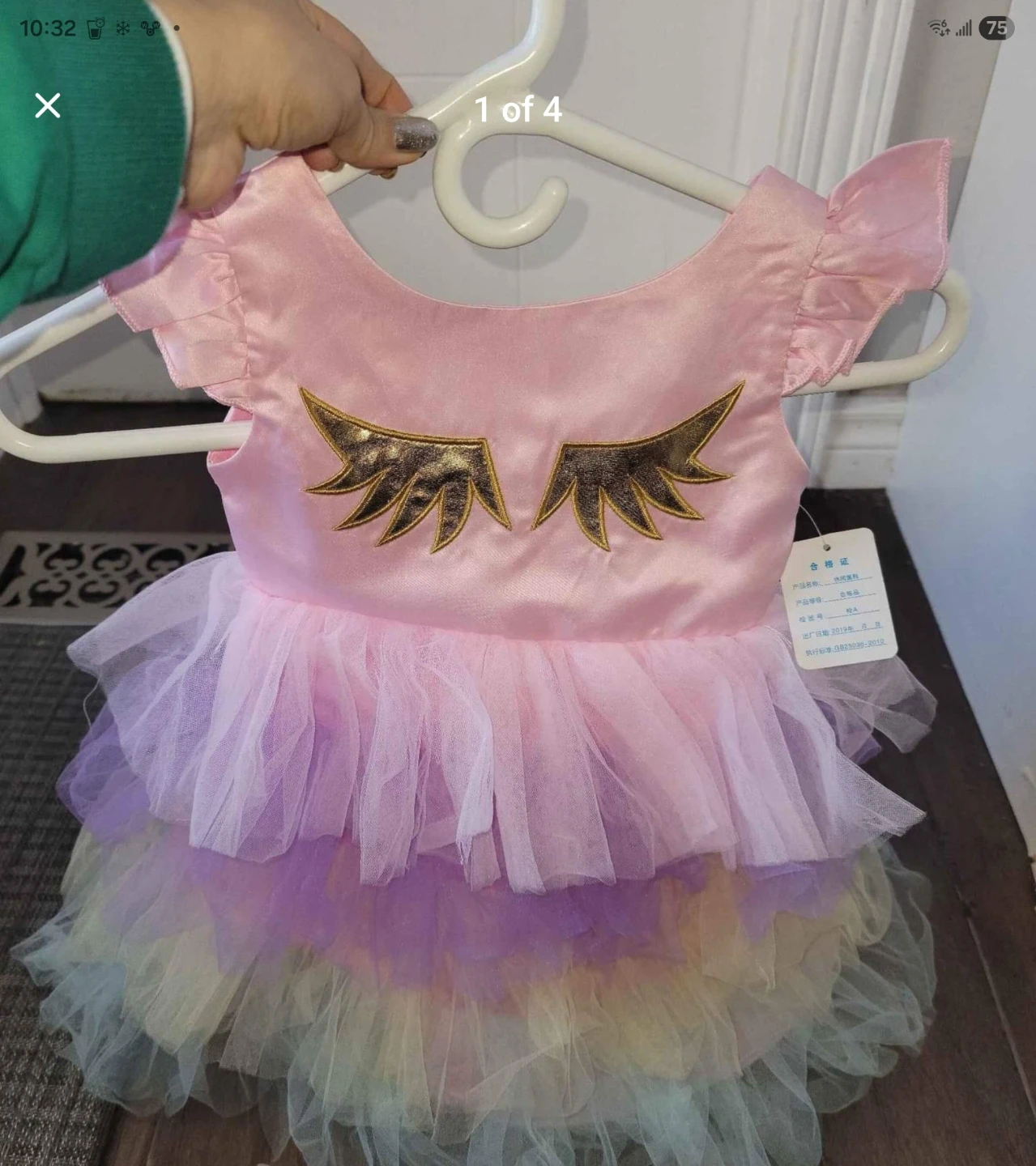 Pink Unicorn Dress age 3-4 - photo 3