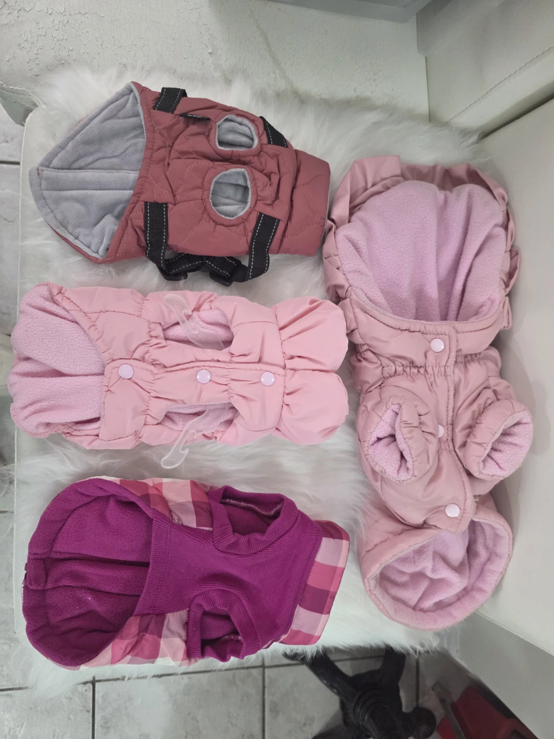 Assorted Dog Coats - Pink xxs - photo 3