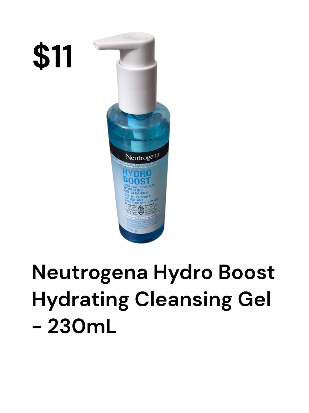 Neutrogena Hydro Boost Hydrating Cleansing Gel - 230mL