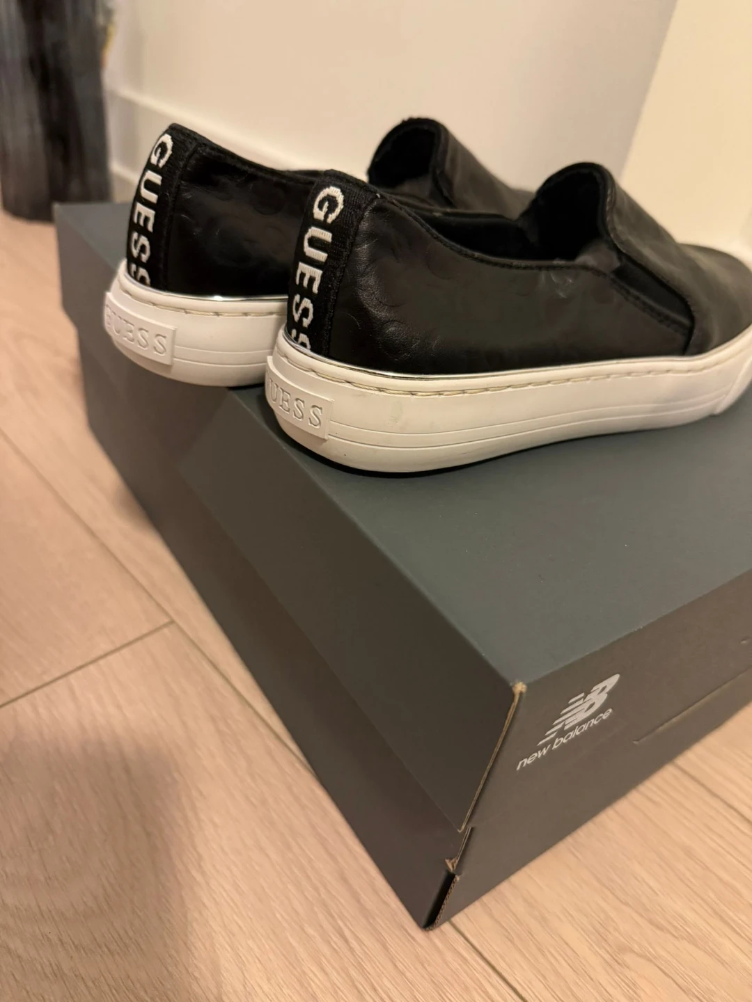 Guess Black Slip-On Sneakers Women Size 36 - photo 4