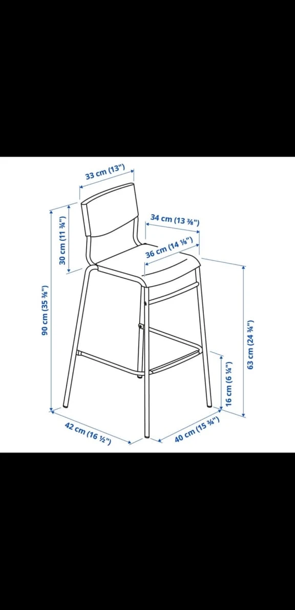 Ikea Franklin Bar Stools - Set of 2 - photo 2