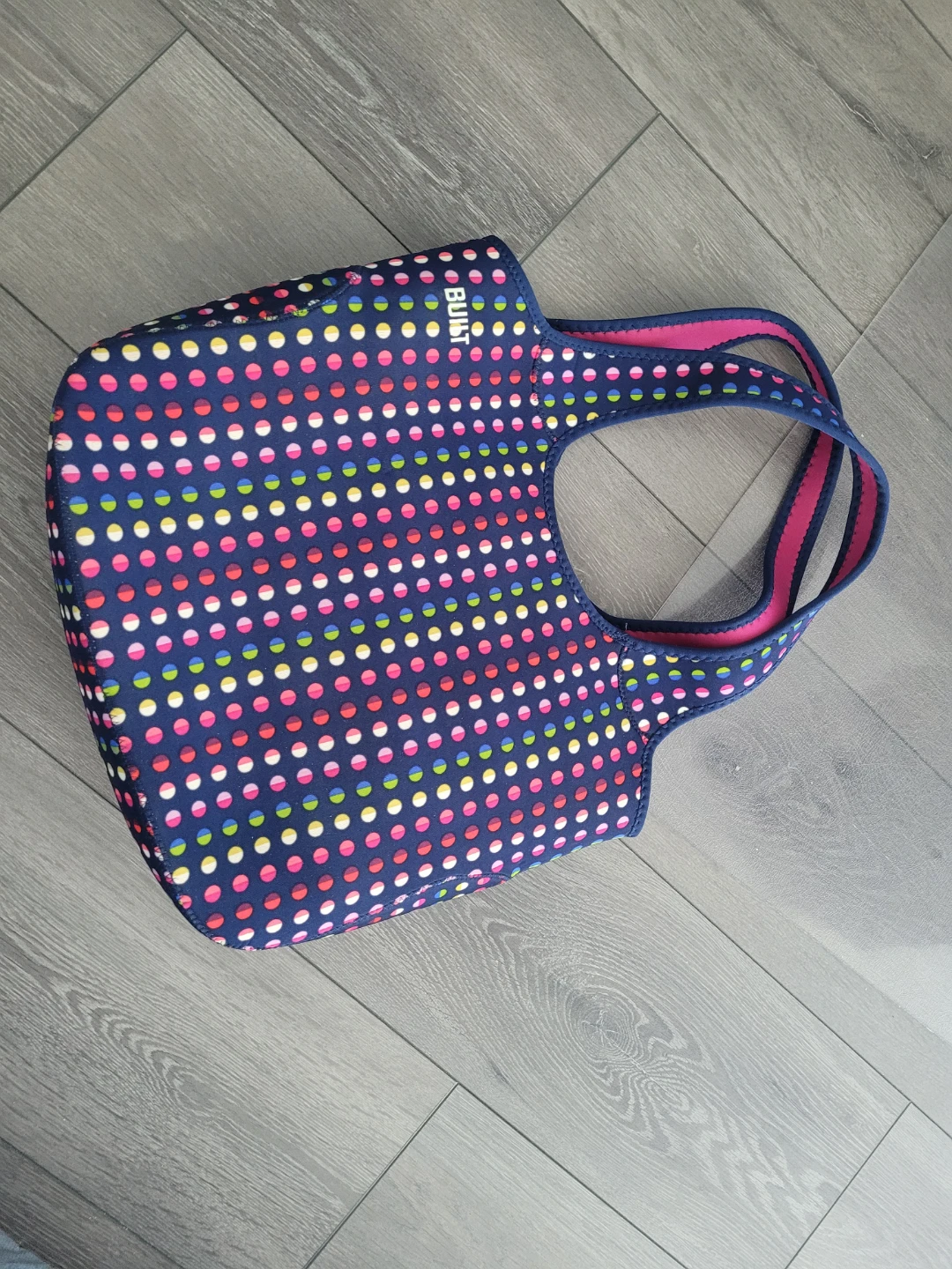 BUILT NY Neoprene Tote Bag - Polka Dot