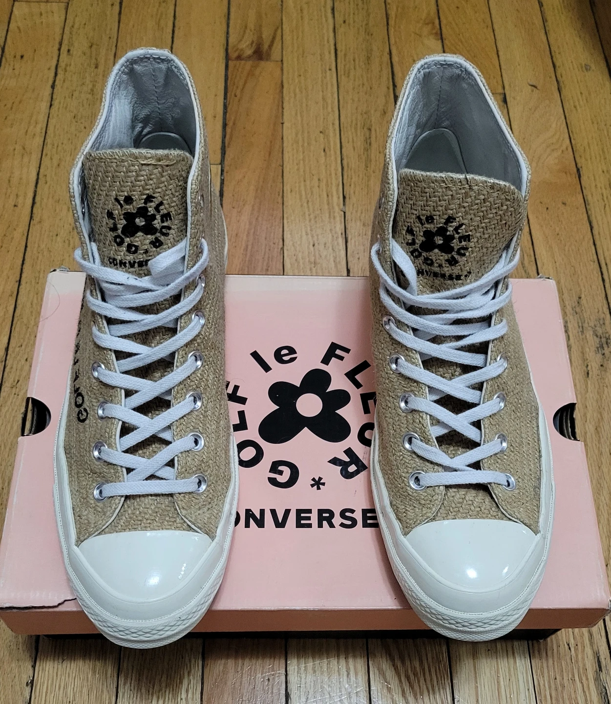 Converse x Golf Le Fleur High Top Wheat US 10.5 Men - photo 3