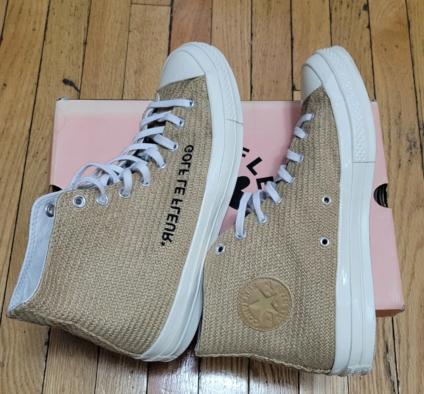 Converse x Golf Le Fleur High Top Wheat US 10.5 Men - photo 4