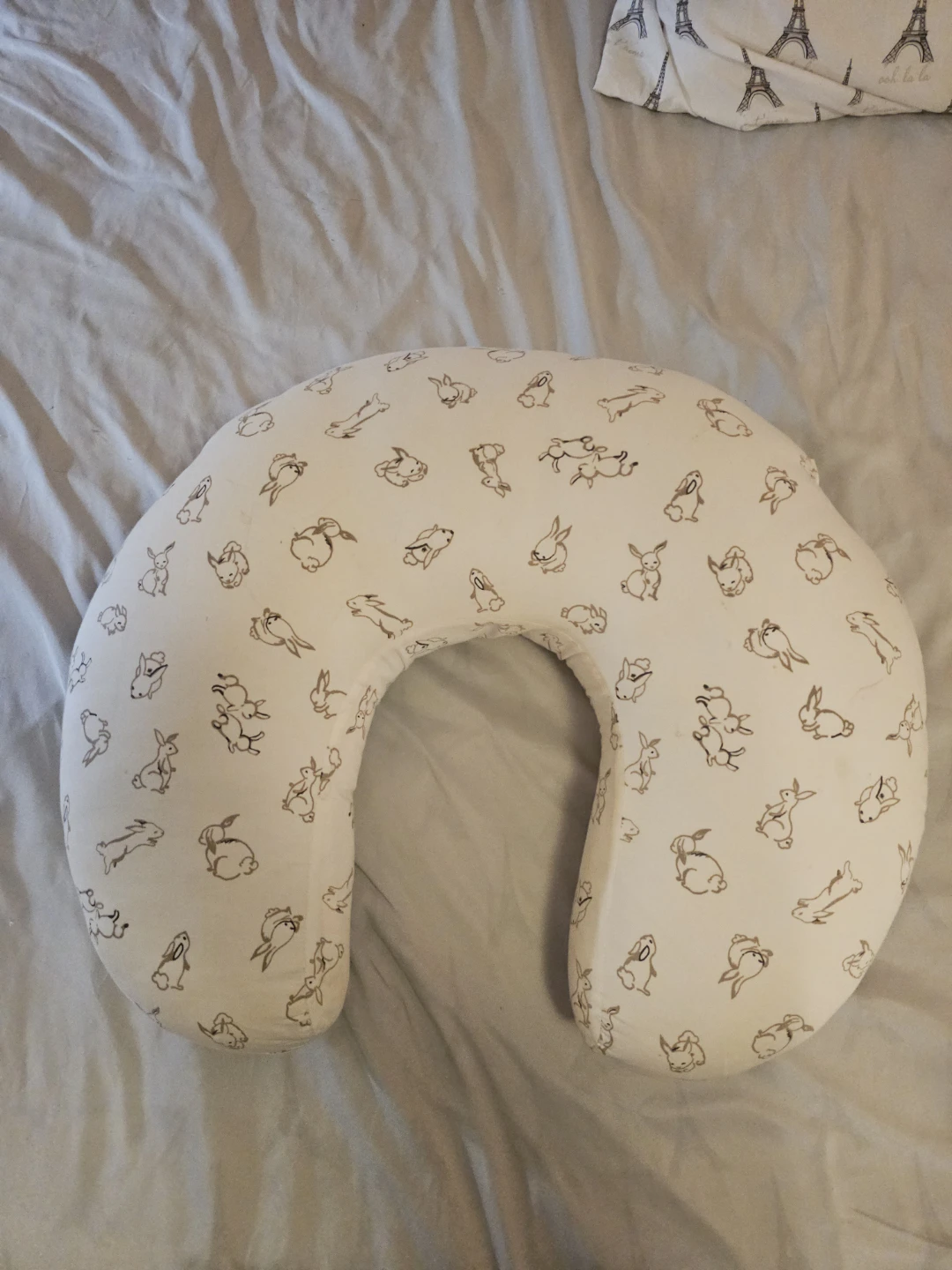 Ikea Nursing Pillow with Bunny Print