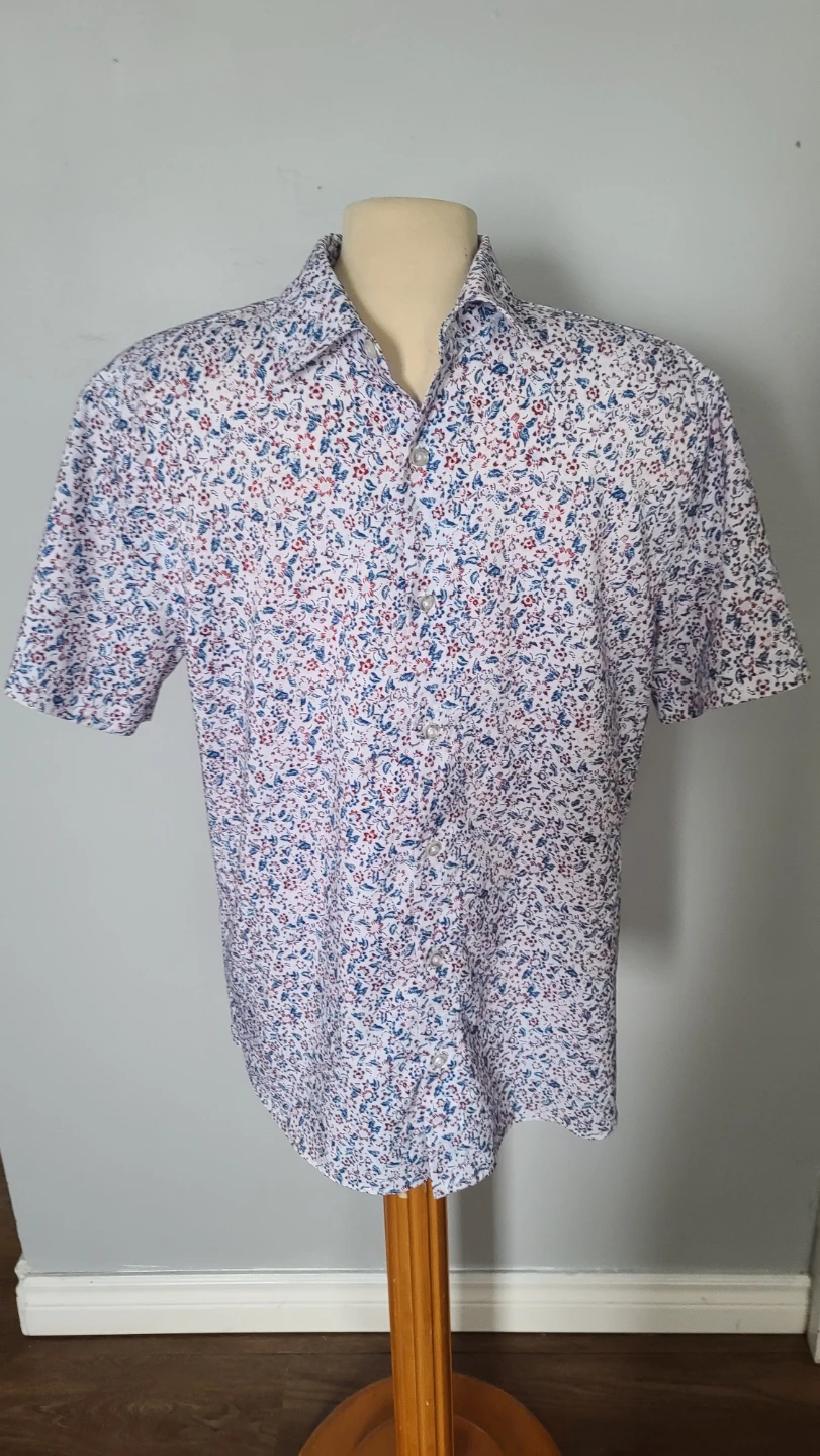 Men's Short Sleeve Button-Ups (Medium) 🏆 - photo 4
