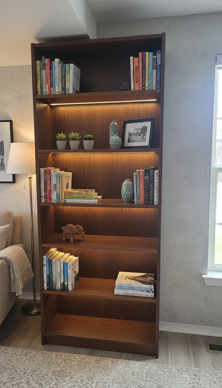 Beautiful Wooden Bookshelf