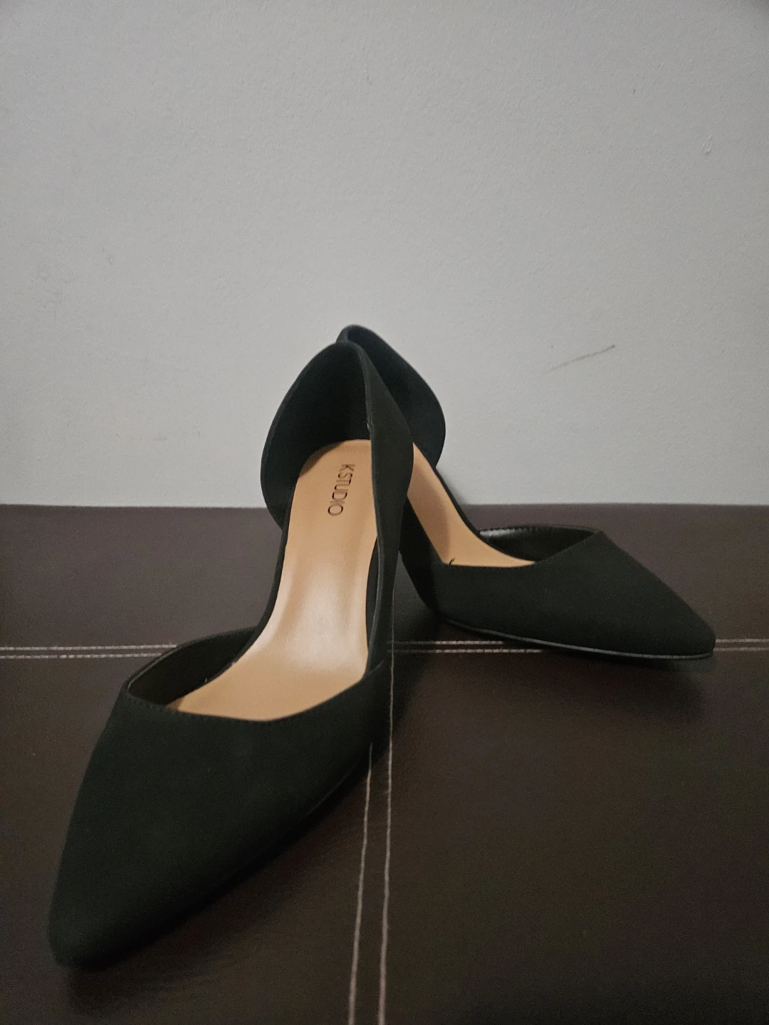 K Studio Black D'Orsay Heels size 8.5