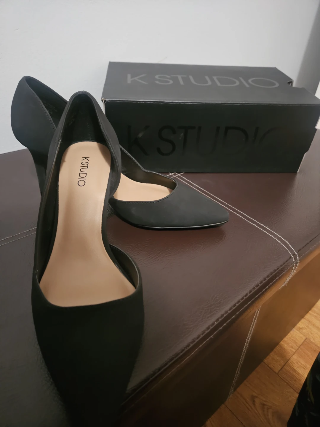 K Studio Black D'Orsay Heels size 8.5 - photo 4