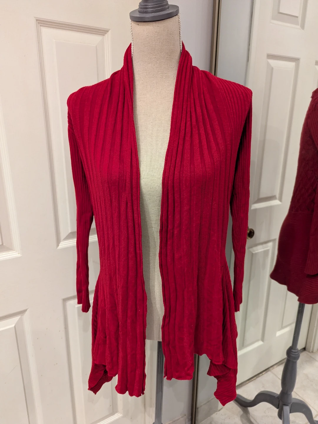 Red Cardigan - size S
