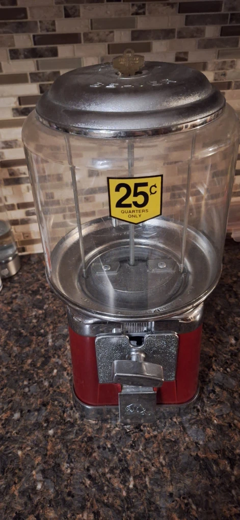 Vintage Beaver Gumball Machine