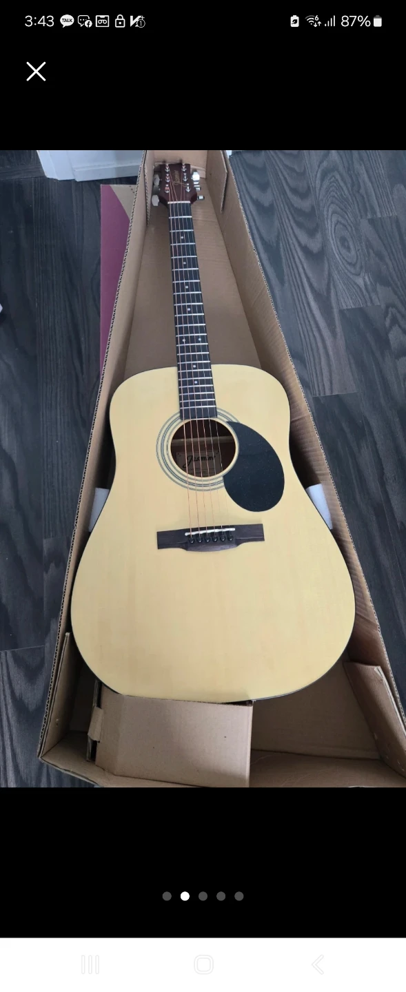 Jasmine S35 Acoustic Guitar - Natural - photo 3