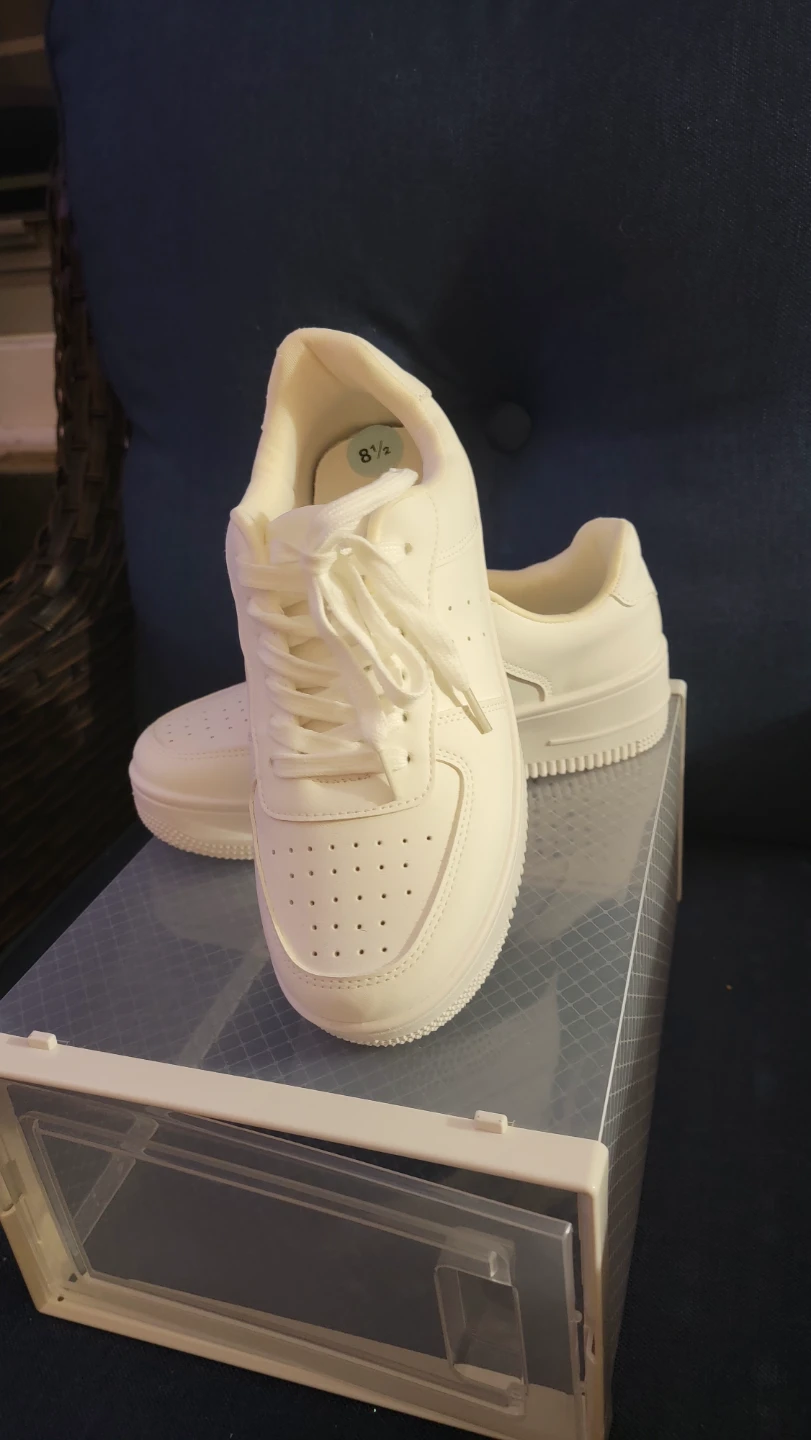 Madden Girl White Sneakers - Size 8.5