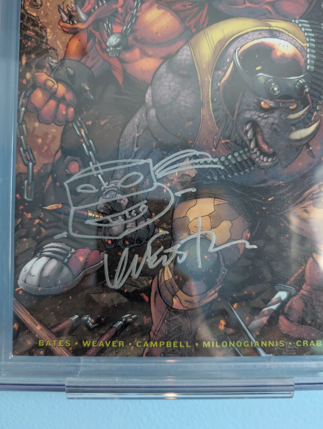 TMNT Bebop & Rocksteady signed comic book 🏆 - photo 2