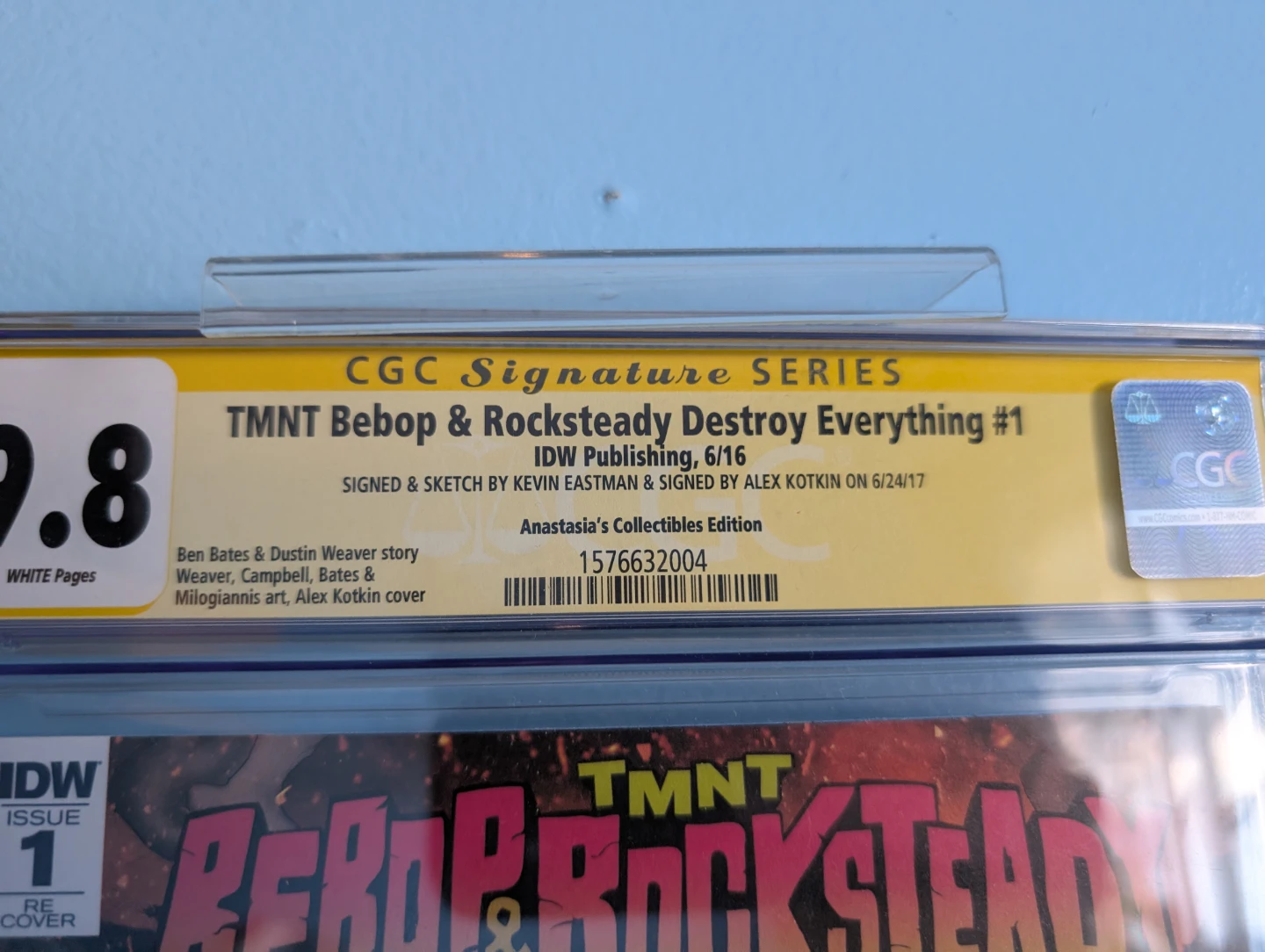TMNT Bebop & Rocksteady signed comic book 🏆 - photo 4