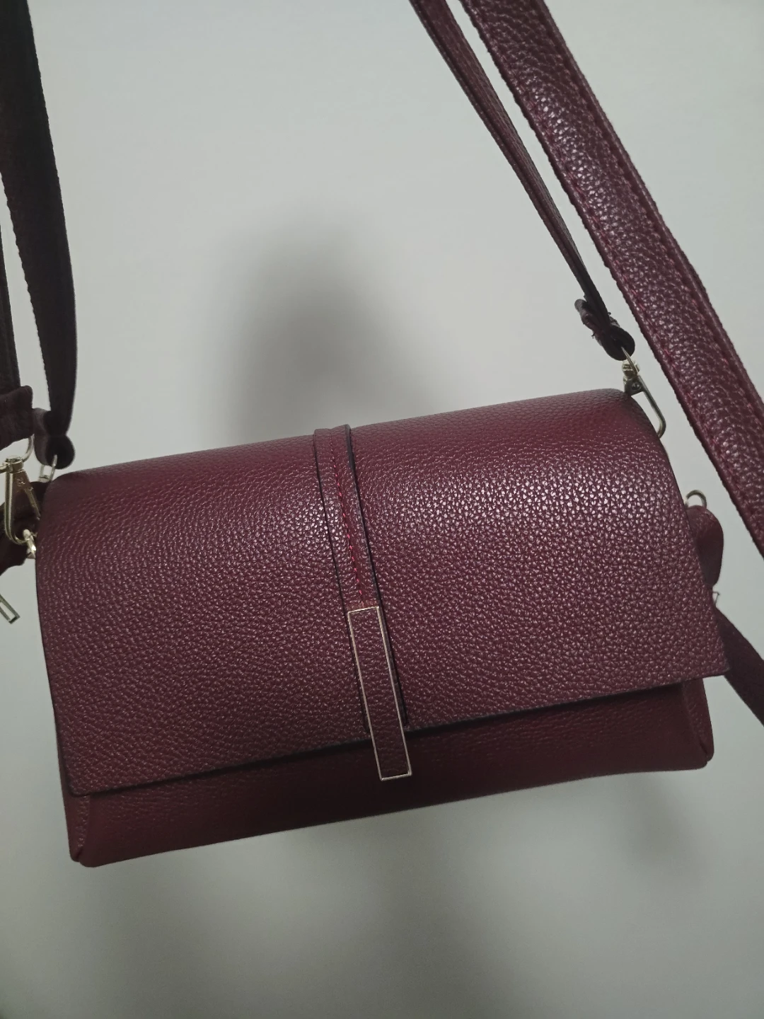 Burgundy Crossbody Bag - photo 5