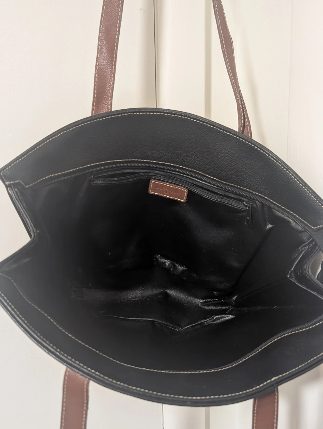 Giulietta e Romeo Black Leather Tote Bag - photo 2