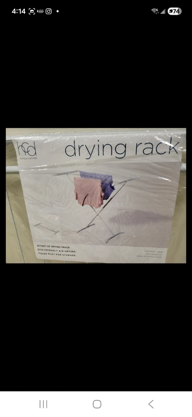 Honey-Can-Do Portable/ Foldable Drying Rack [BNIB - photo 4