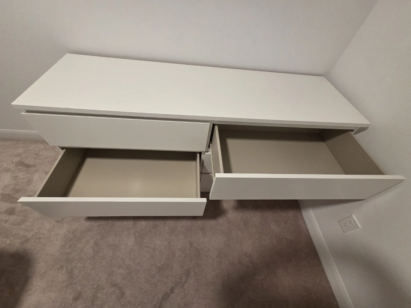 IKEA Malm 6-Drawer Dresser, White - photo 4