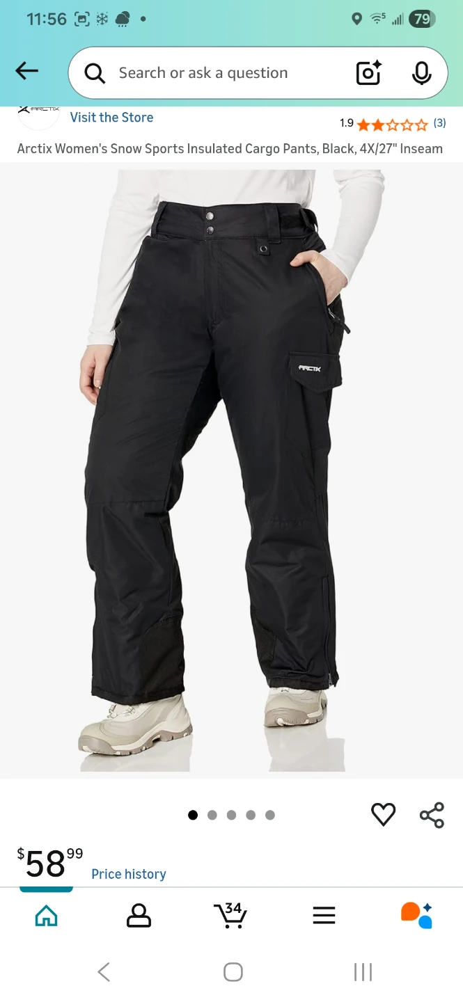 Arctix Men's essential Snow Insulated Pants - photo 2