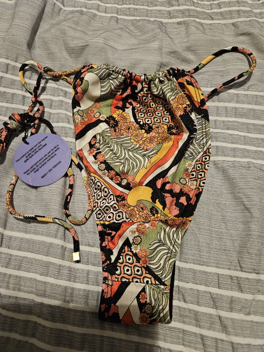 Sommer Swim Printed Bikini Bottom - Size L - photo 5
