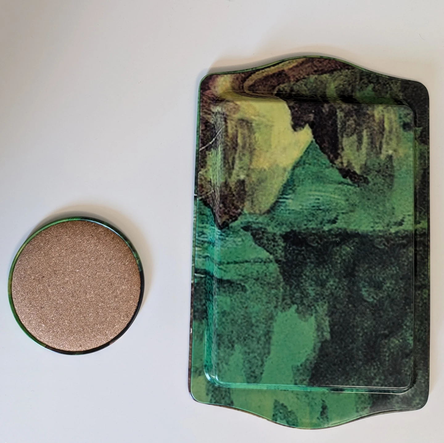 Cat Tray with Coaster - photo 2