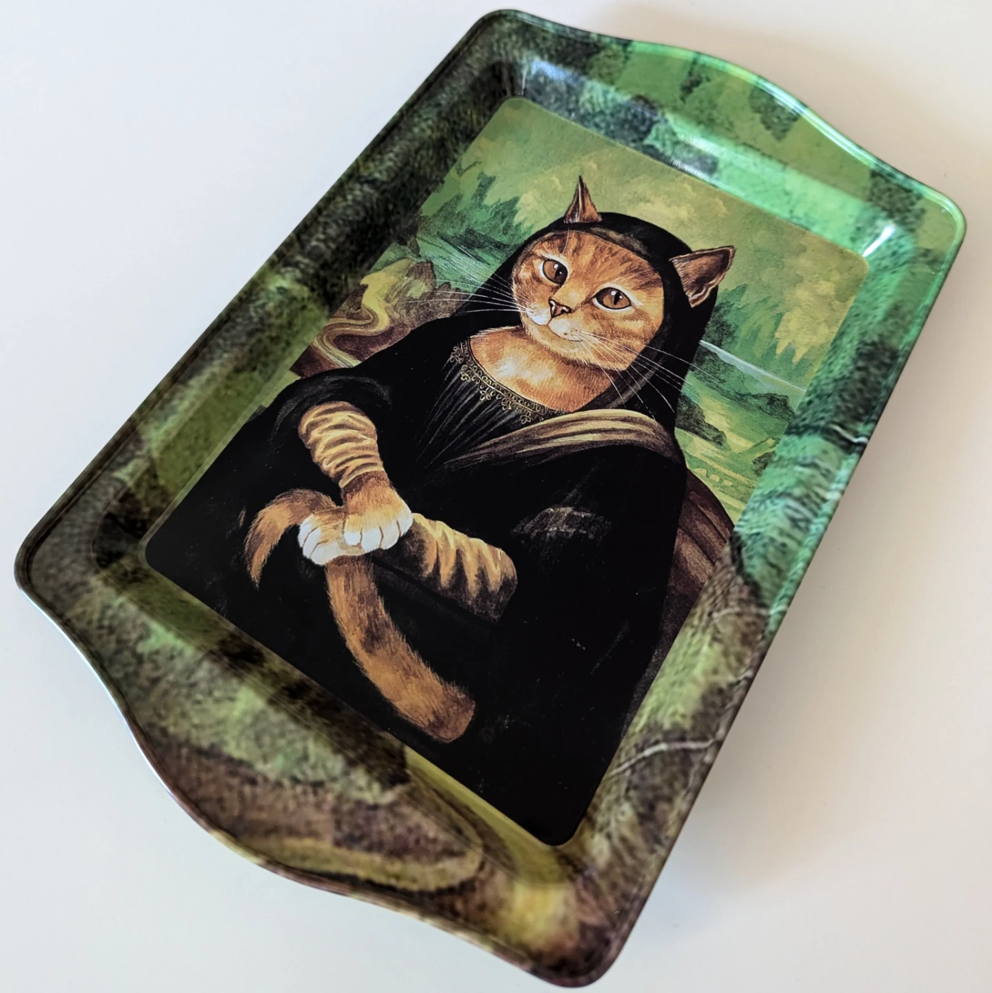 Cat Tray with Coaster - photo 3