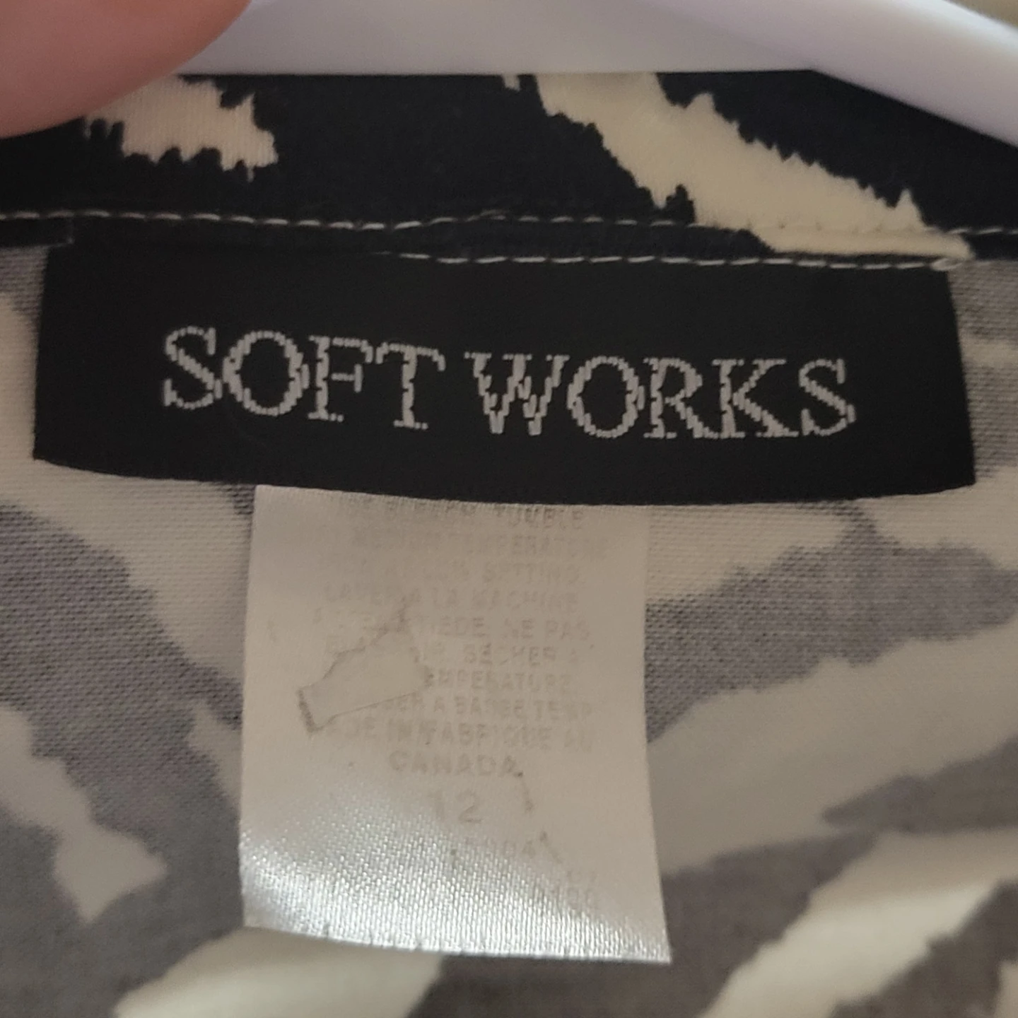 Soft Works Zebra Print Blazer - Size 12 - photo 3