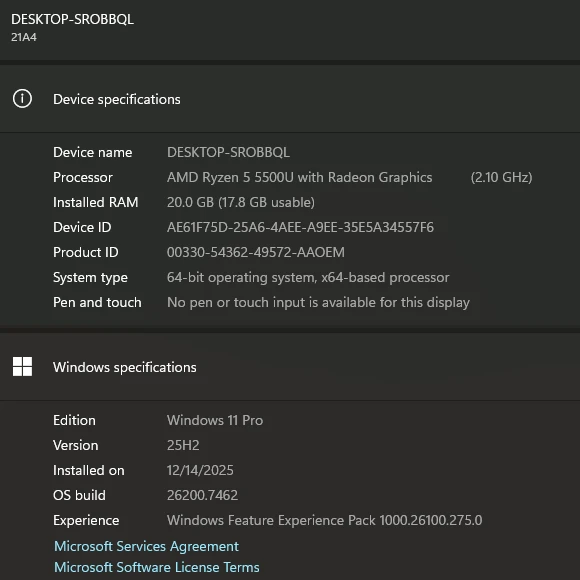 Lenovo ThinkBook 15 G3 ACL Laptop - Ryzen 5, 20GB Win11Pro - photo 4