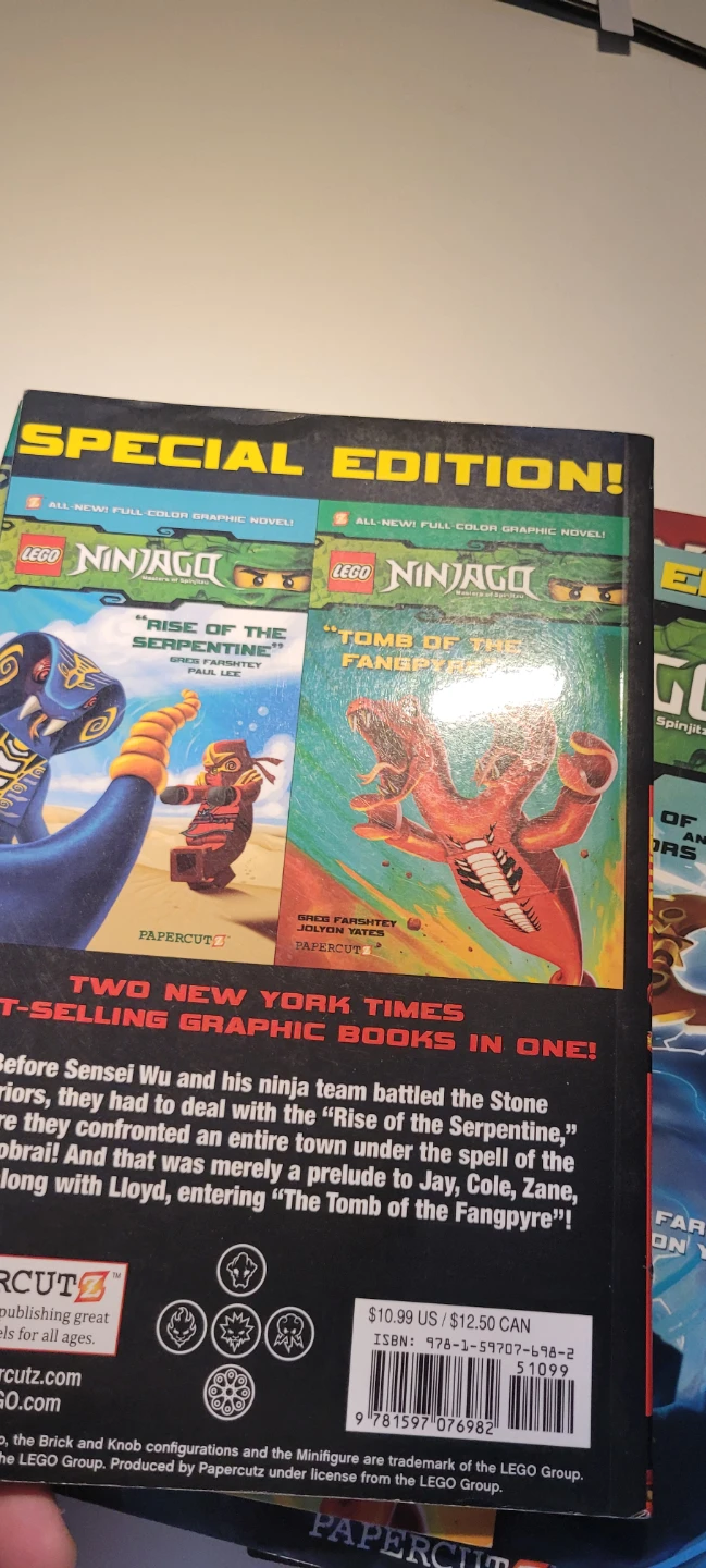 LEGO Ninjago Special Edition Graphic Novels Collection - photo 3