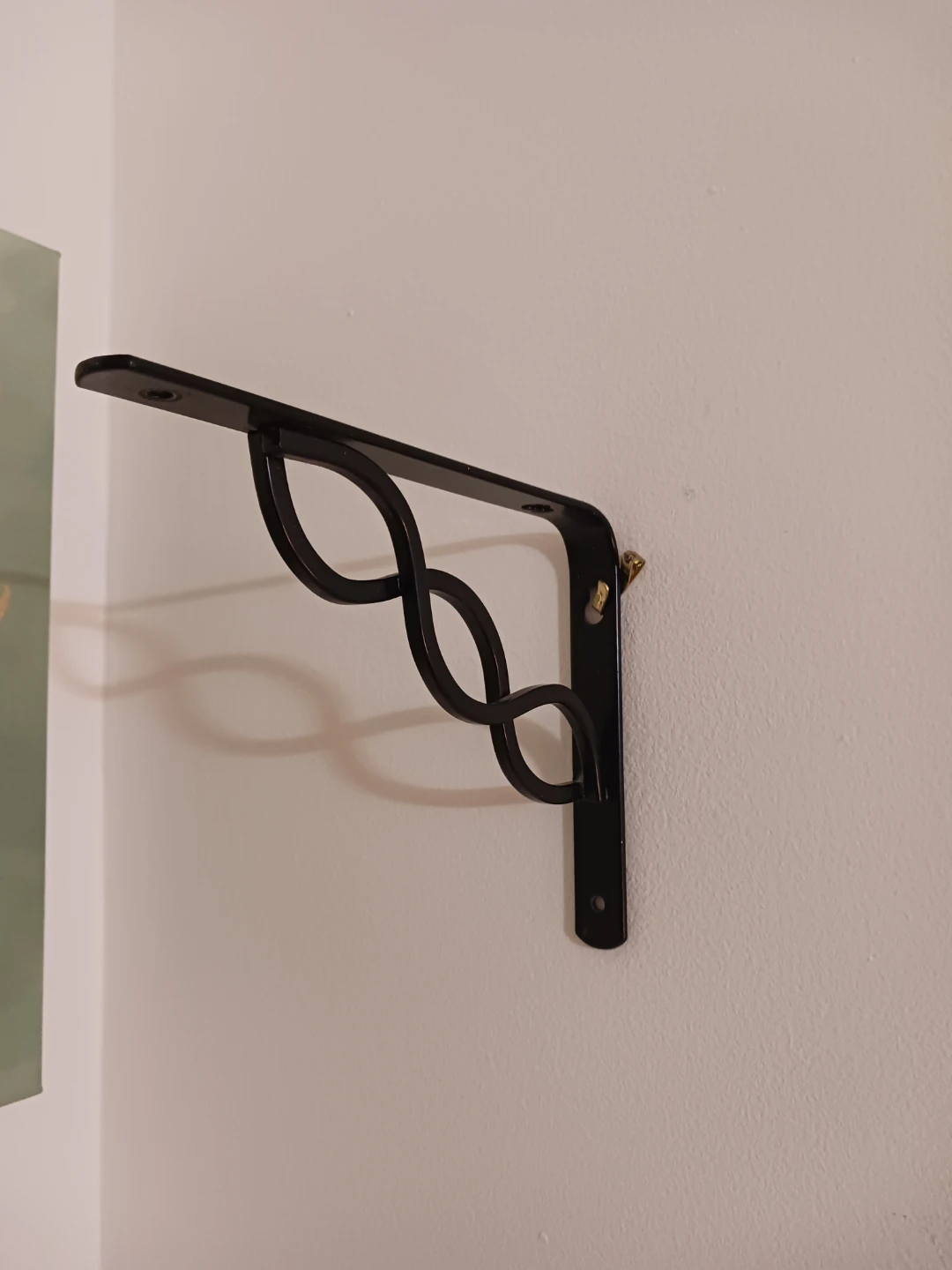 Decorative Black Metal Shelf Brackets – Set of 2 - photo 5