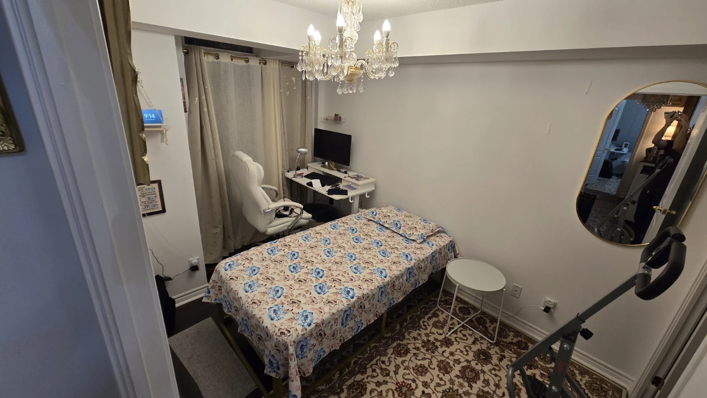 Gold Metal Bed Frame twin size - photo 2
