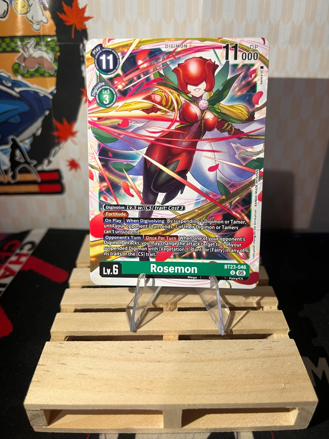 Rosemon Digimon Card - BT23-046
