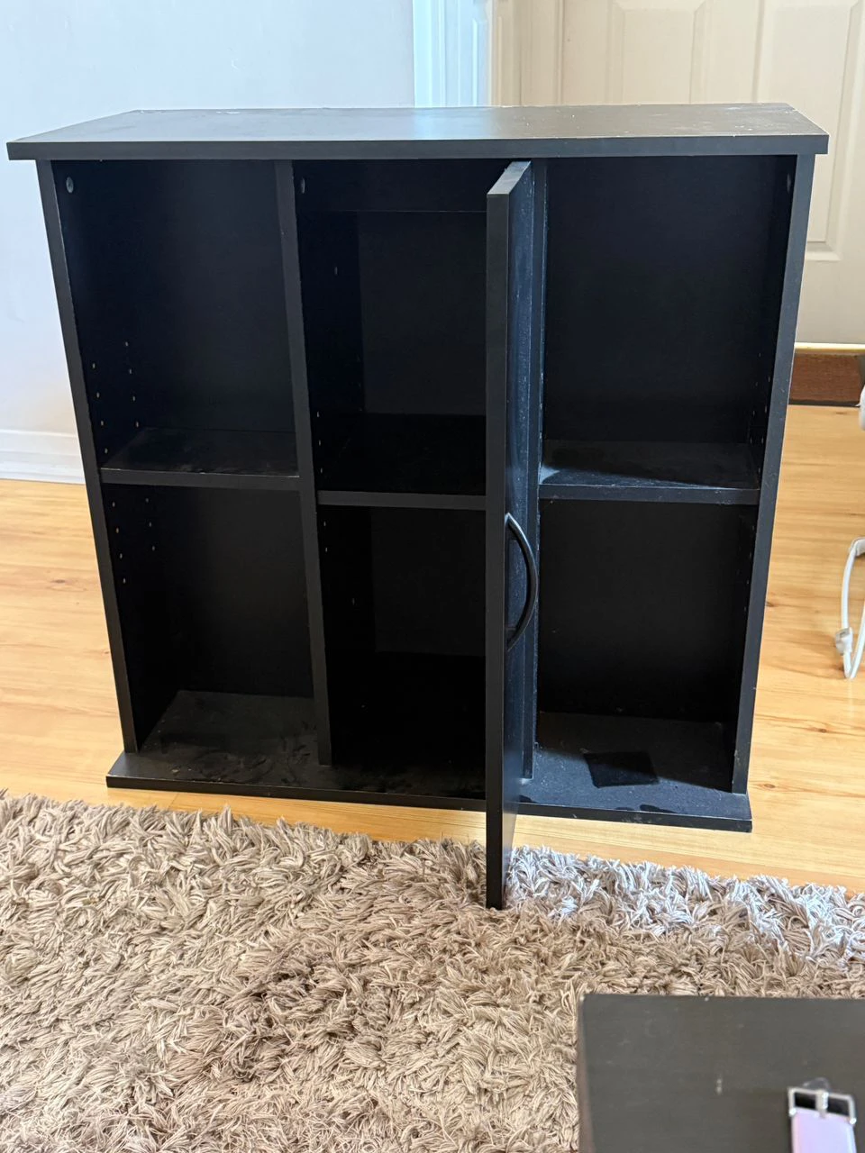 Black Cabinet with Shelves - photo 2