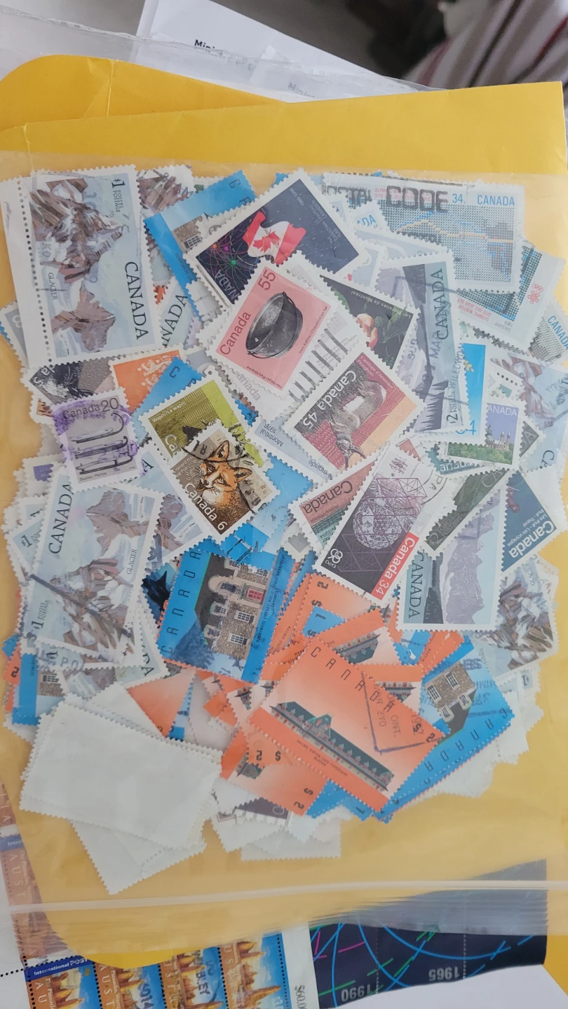 Canadian Stamps with High Values! Approximately 1,000+