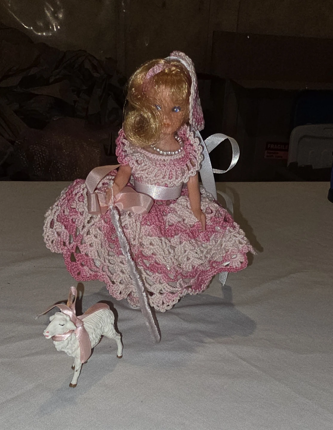 Collectible Little Bo Peep Doll with Lamb